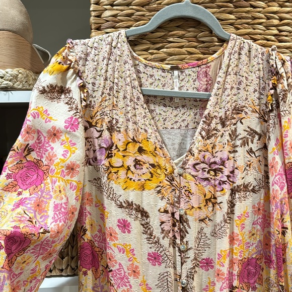 Free People Maxi Dress - Small - Boho - Floral - Picture 5 of 5